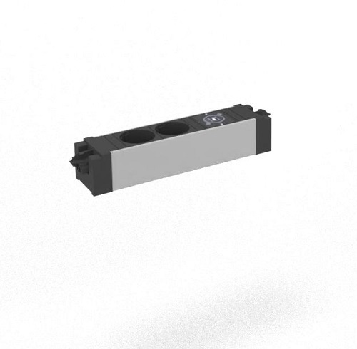 SC Zubehör - Kabelmanagement Steckerleiste 2x Steckdosen + 1x USB - ohne Zuleitung