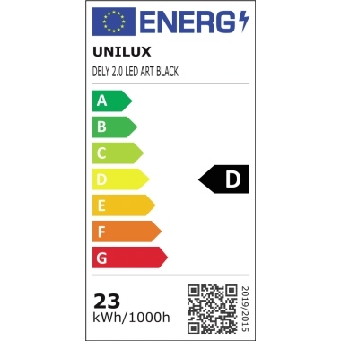 UNILUX Deckenfluter Dely Articule 2.0 400153698 LED schwarz