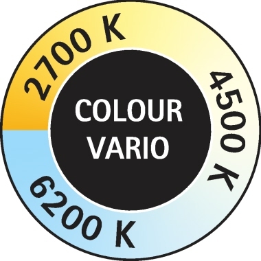MAUL Tischleuchte MAULoptimus color vario 8206695 LED Klemmfuß si
